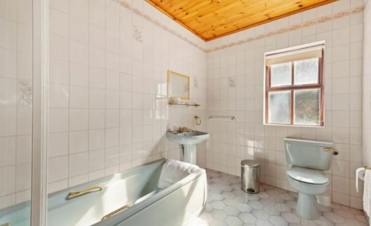 Green Retro Look Toilet / Bath / Sink Good Conditi - Image 4