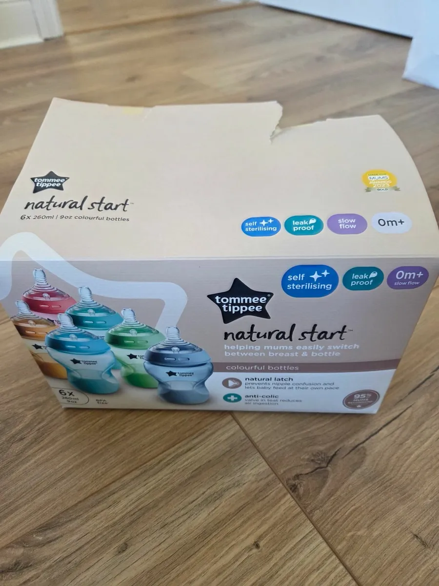 Tommee tippee bottles natural start NEW - Image 1