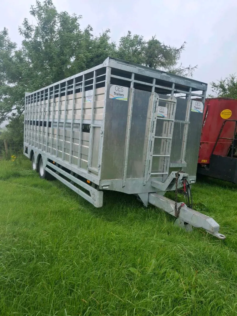 24 ft oce cattle trailer AS NEW - Image 1