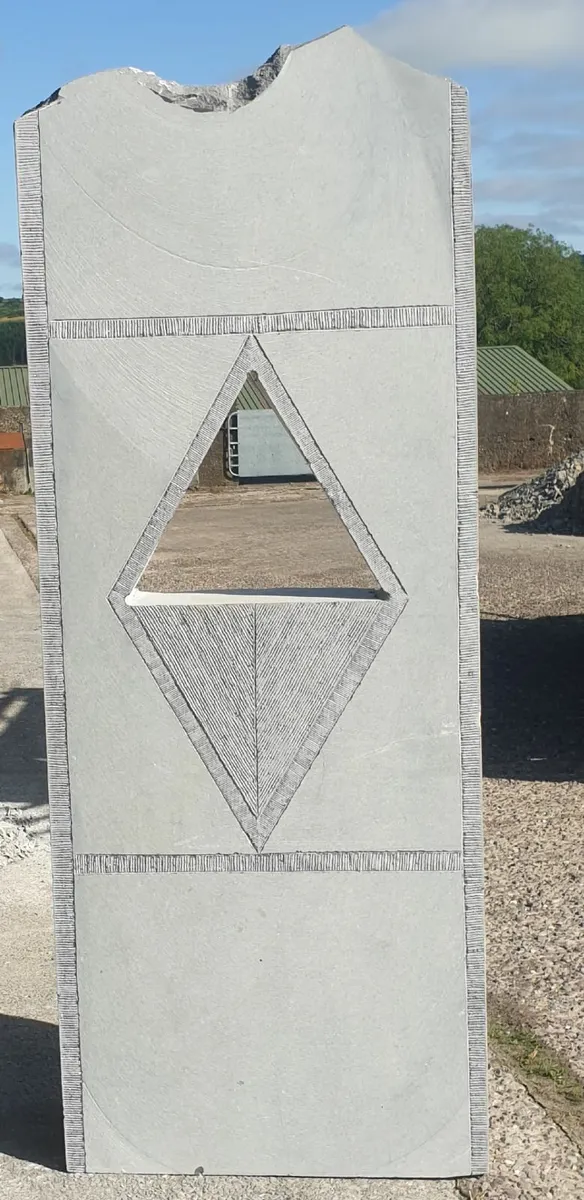 Killkenny limestone garden standing feature stone - Image 1