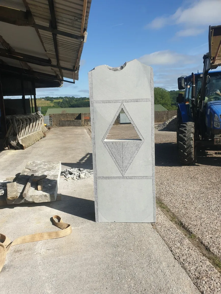Killkenny limestone garden standing feature stone - Image 2