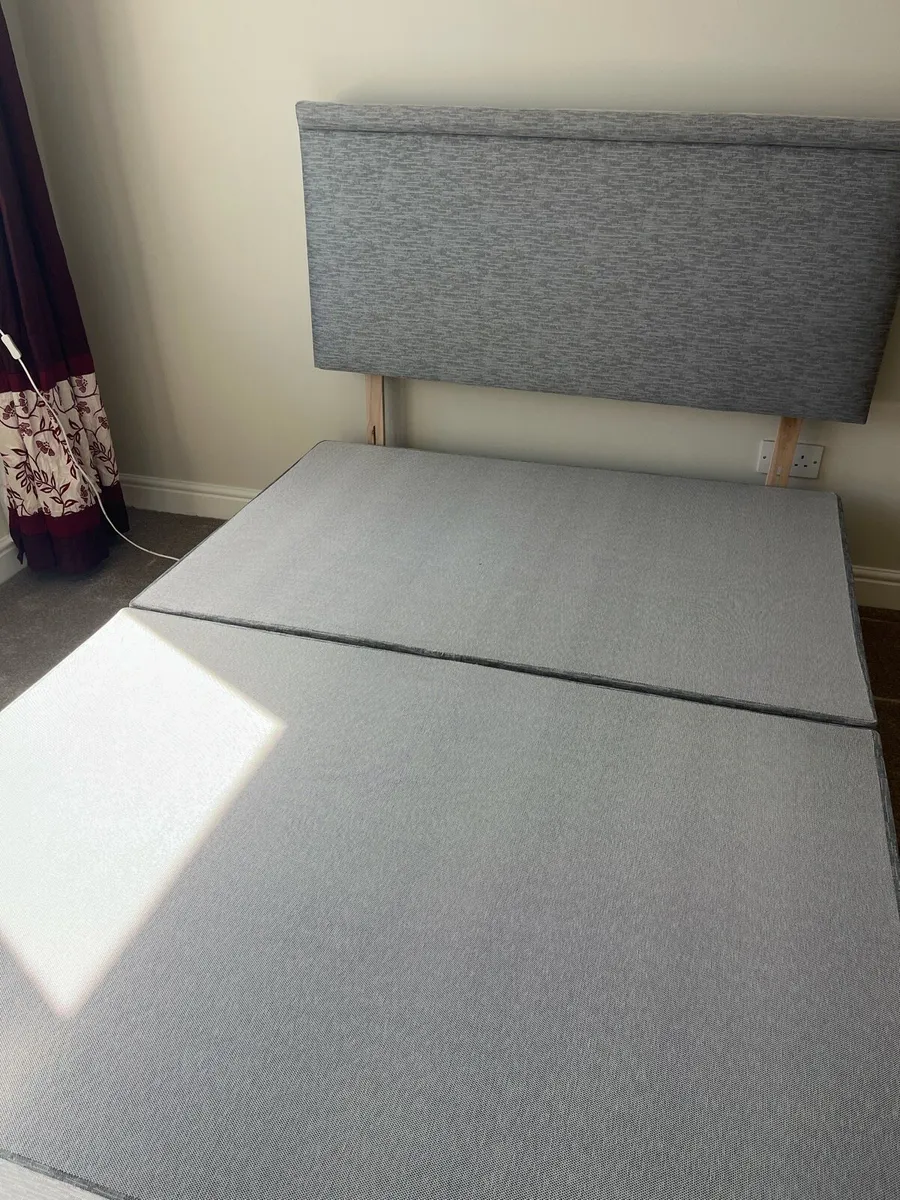Double Bed base with matching headboard - Image 1