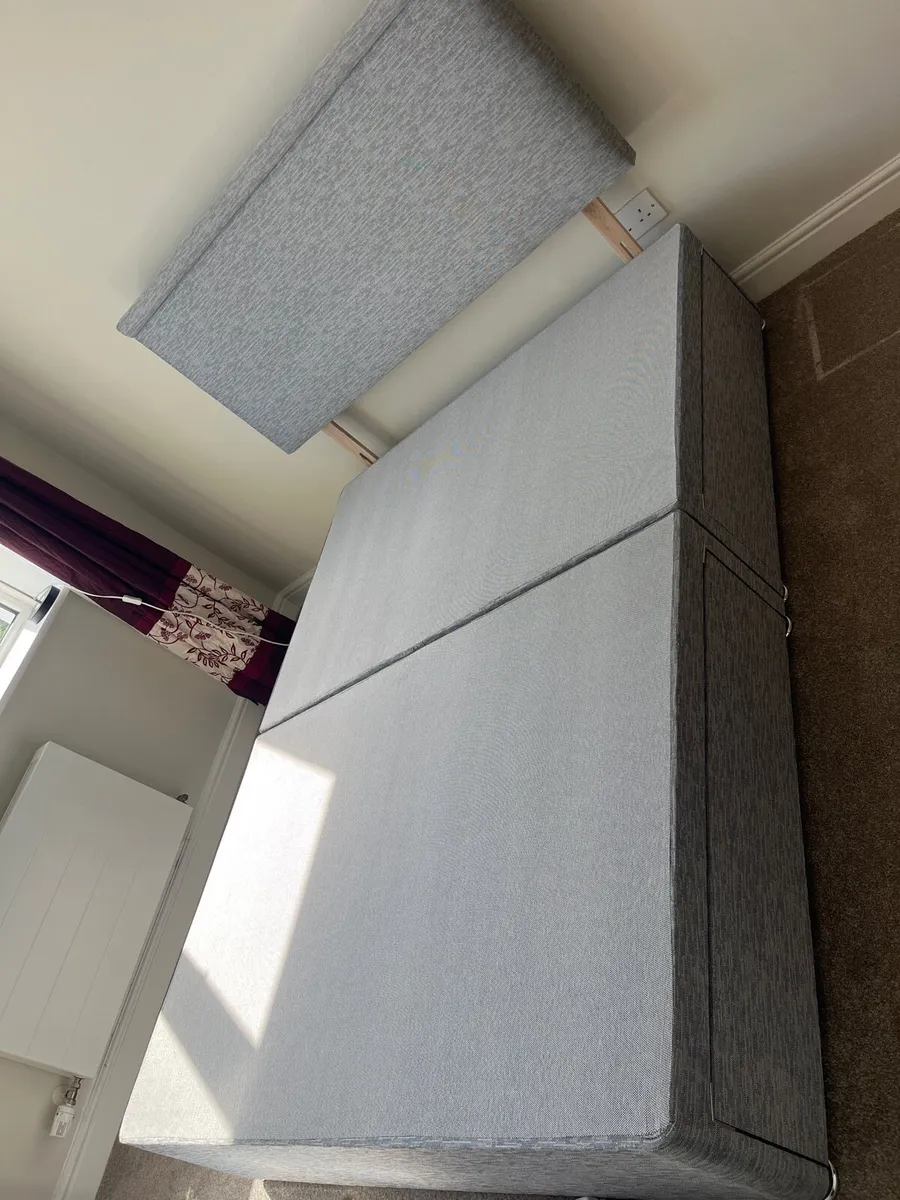 Double Bed base with matching headboard - Image 2