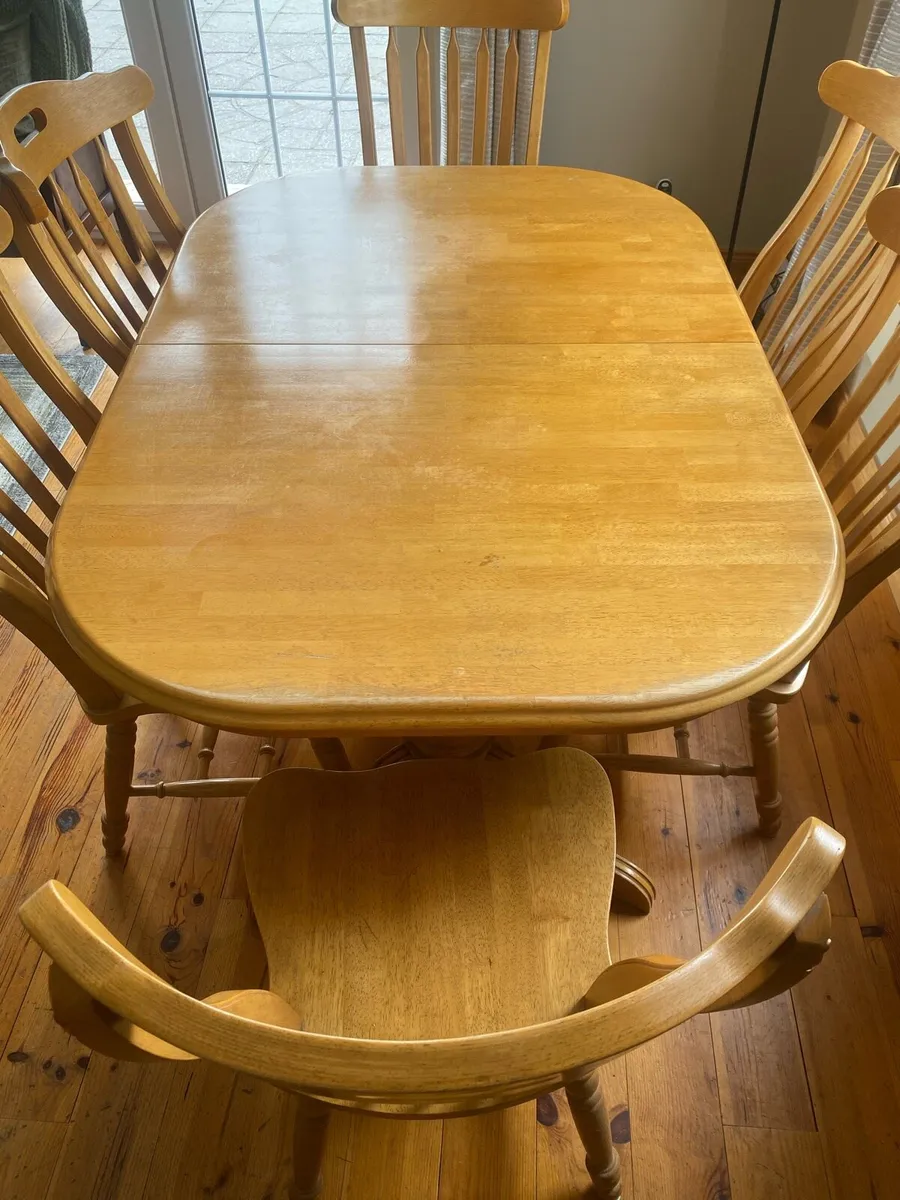 6 Seater Table and Chairs - Image 3