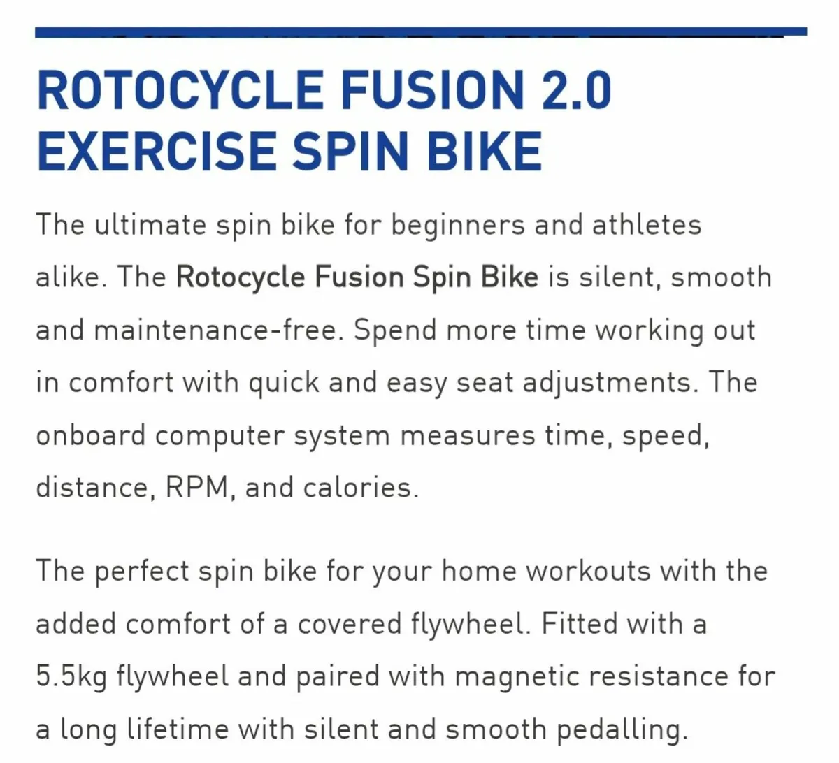 Spinning bike - Image 4