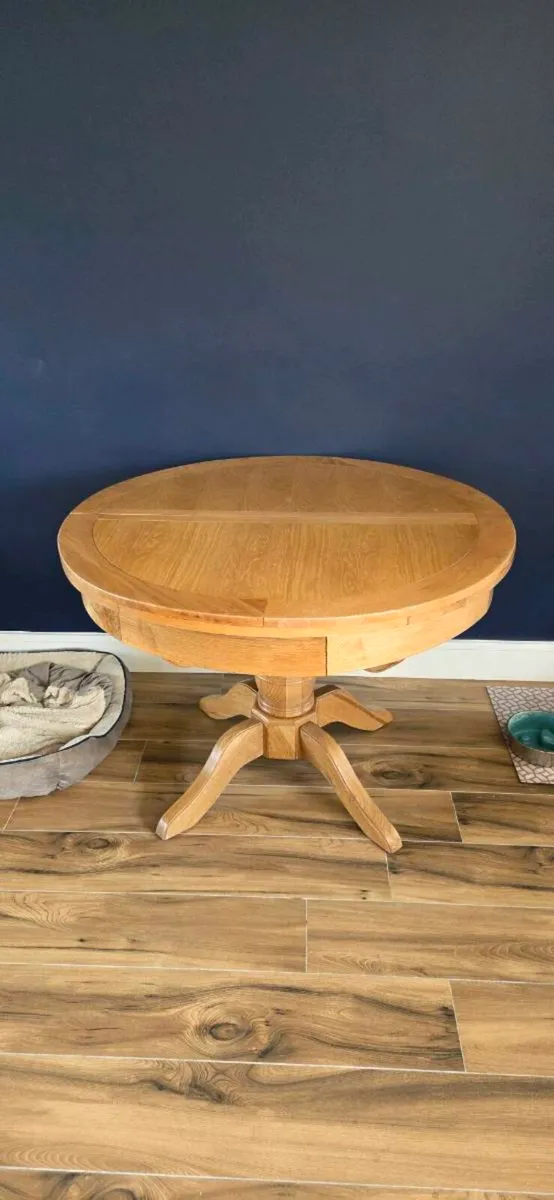 Extendable Round Dining Table - Image 1
