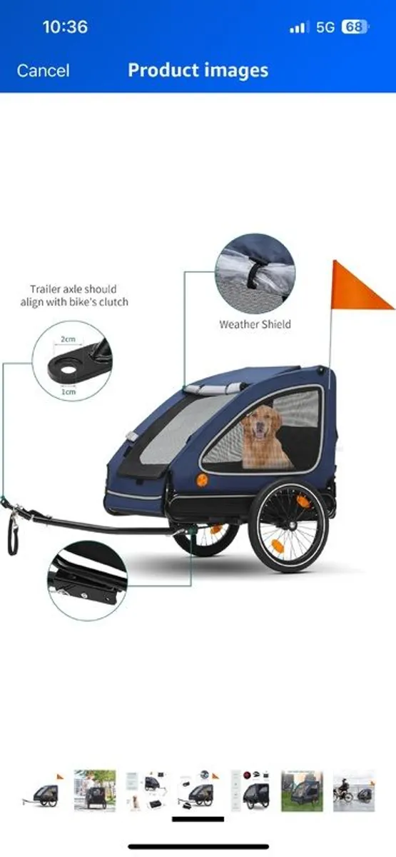 bike / dog trailer - Image 3