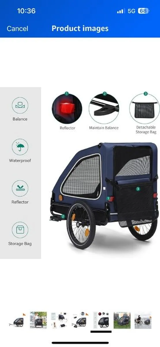 bike / dog trailer - Image 4
