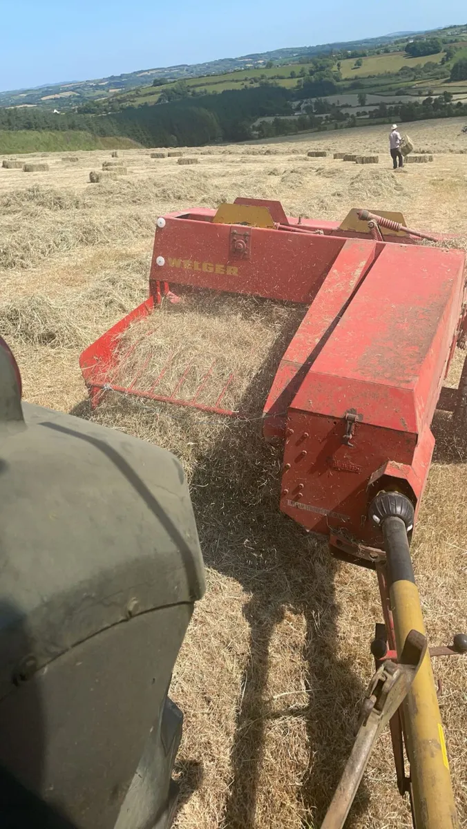 Square baling service available