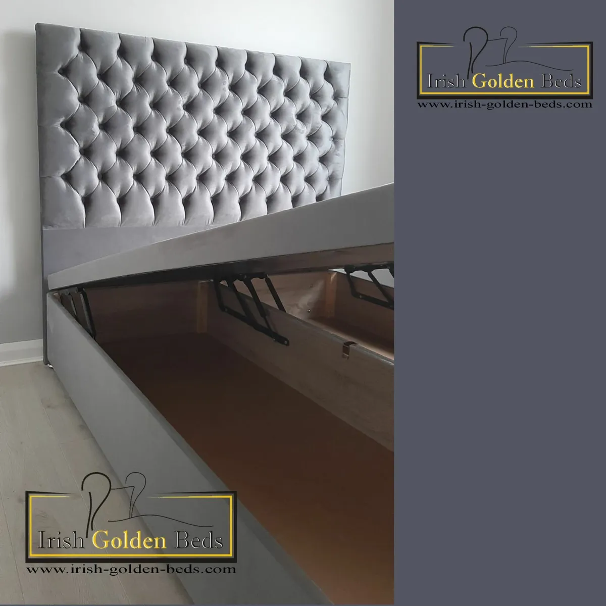 bed frame and headboard, free delivery - Image 4