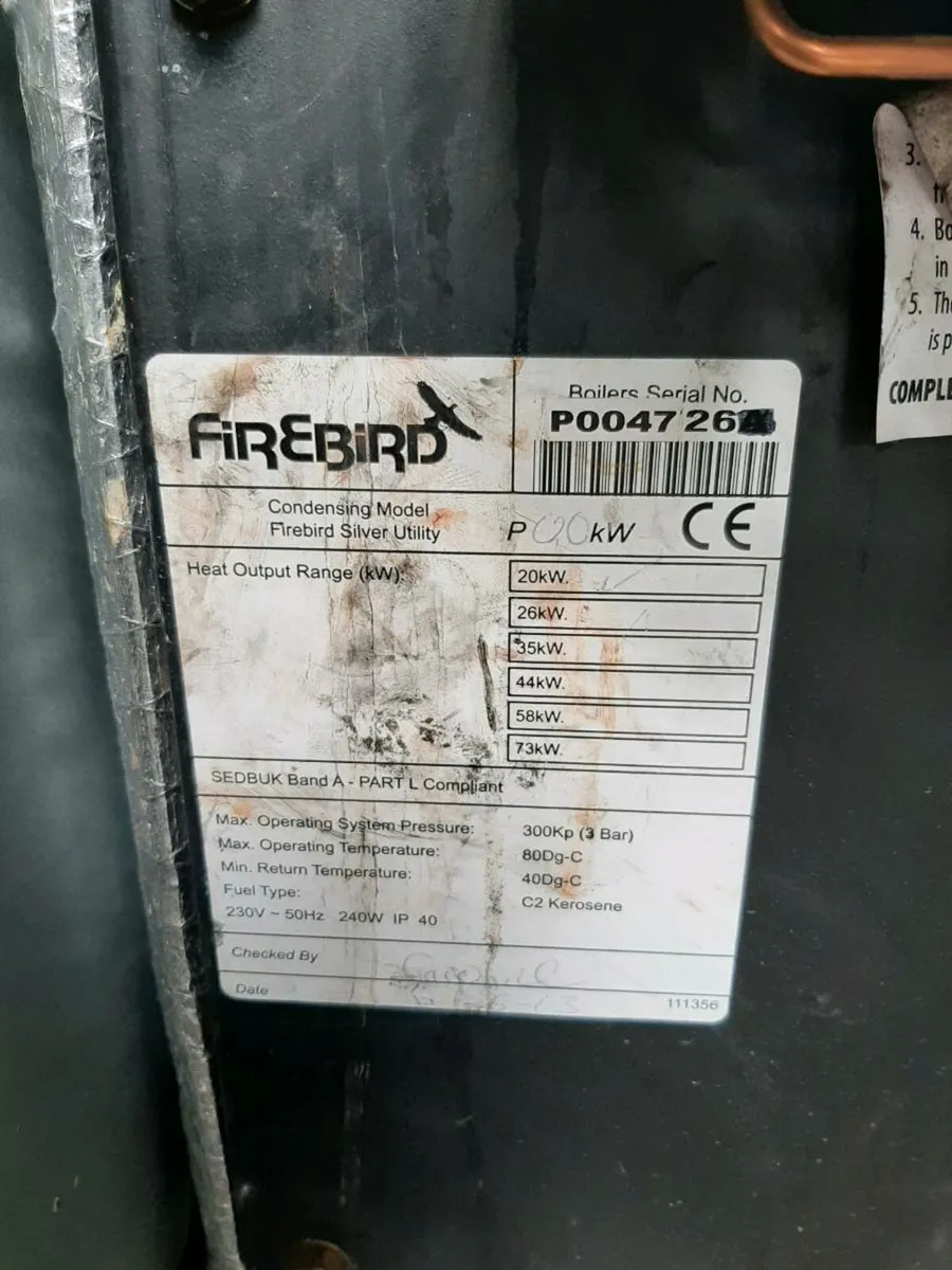 Firebird oil boiler - Image 3