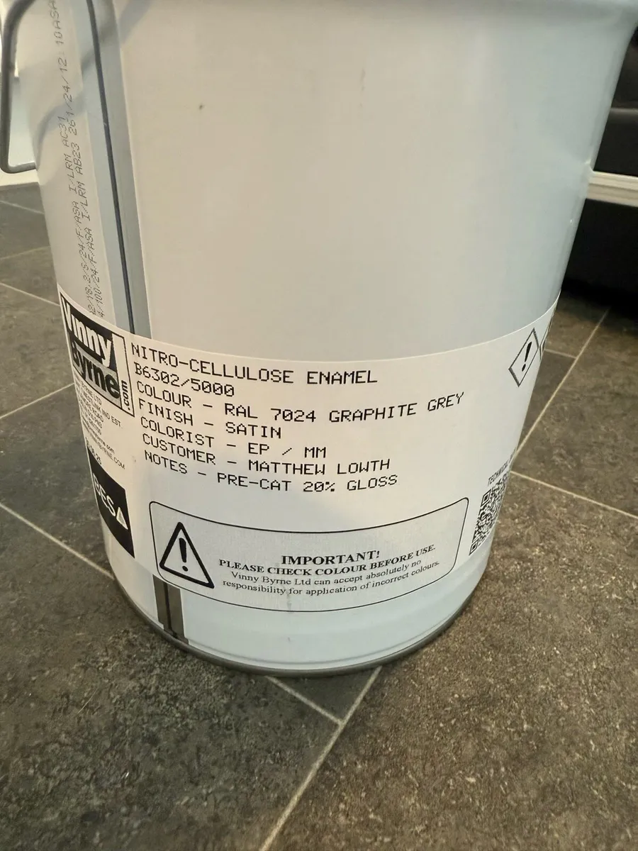 10L Graphite Grey Paint RAL7024 - Image 4