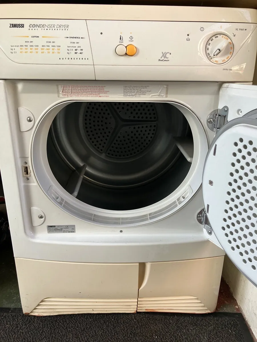 Zanussi Condenser Tumble Dryer - Dual Temperature, - Image 3