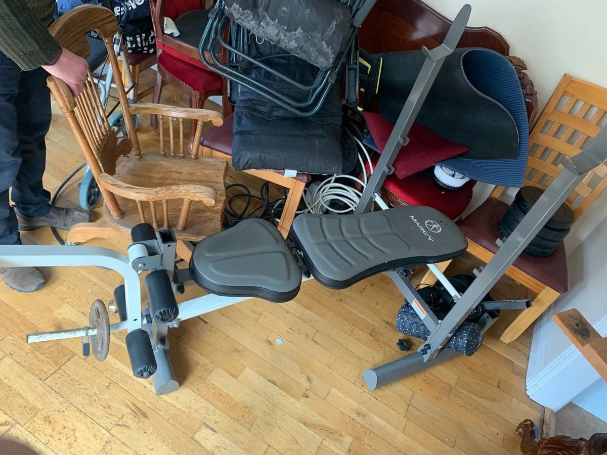 Weights, Olympic Bar, Adjustable Bench, Boxing Bag - Image 4
