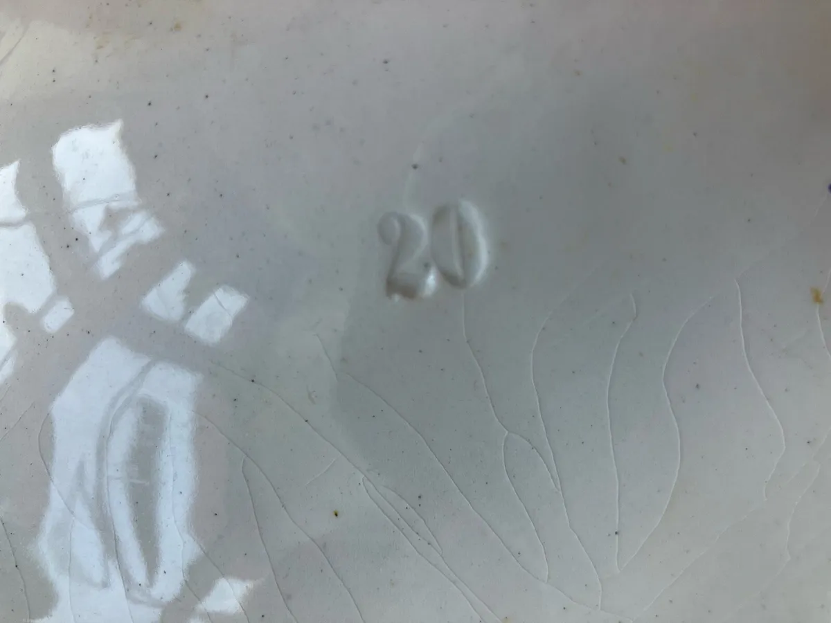 Large Victorian meat serving plate with gravy well - Image 3