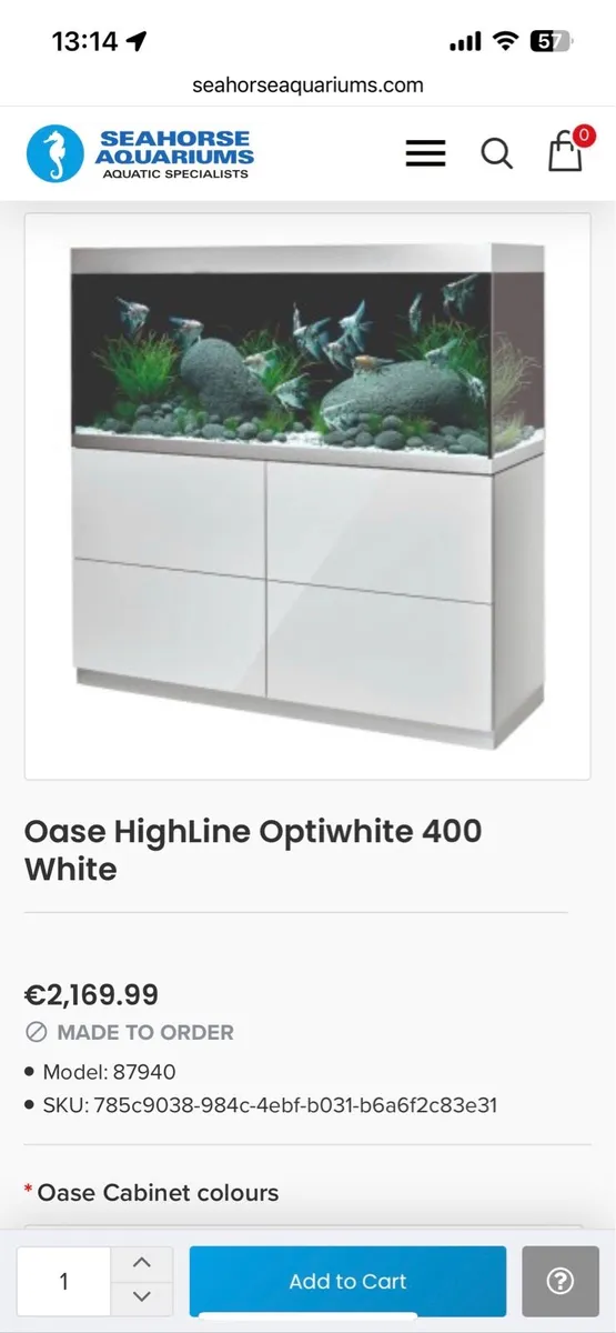 Fish tank needs gone