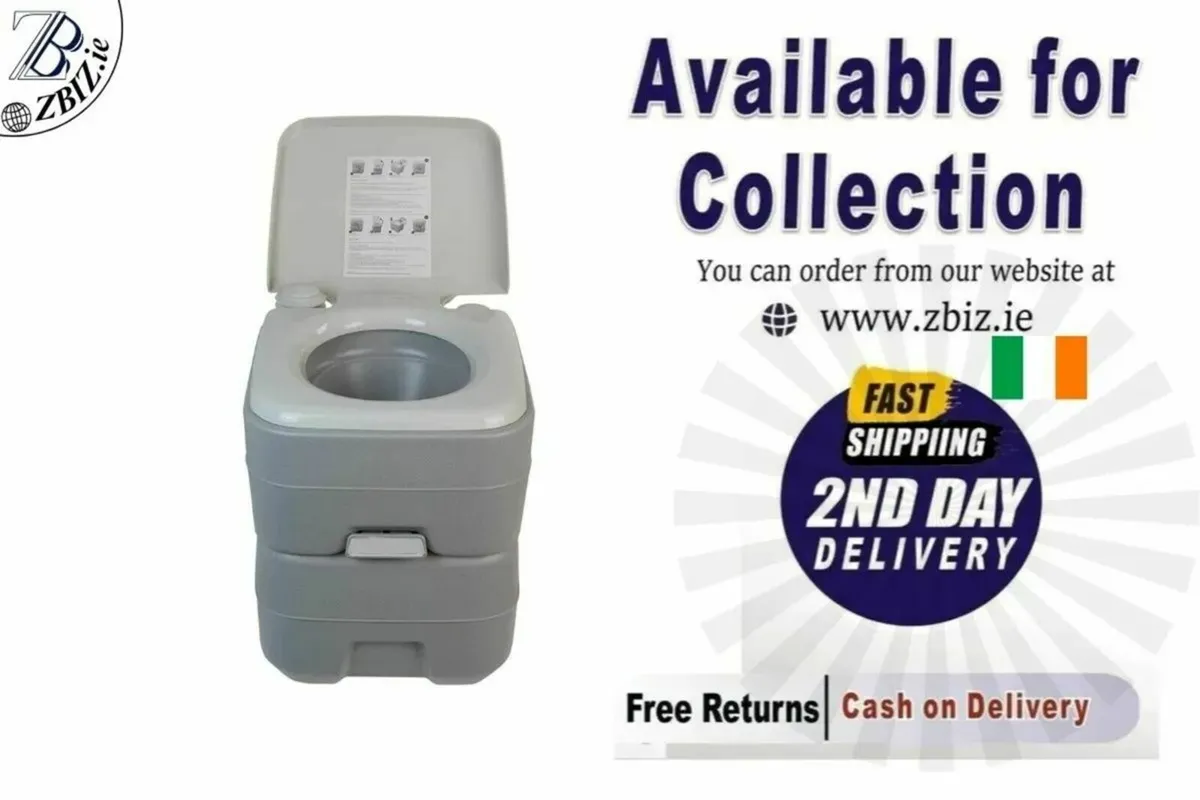 Camping Toilet Portable Fresh Deluxe Outdoor - Image 1