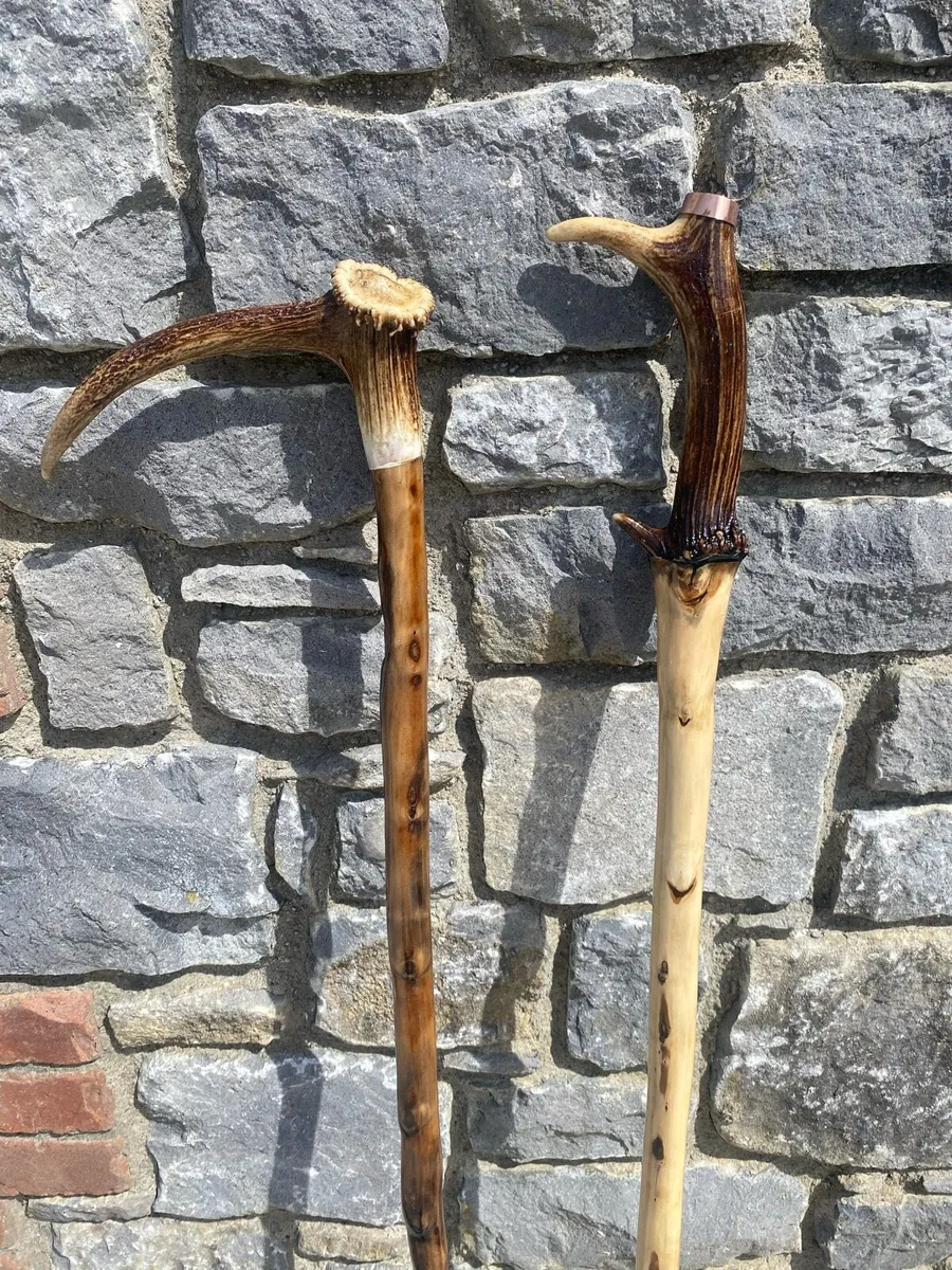 Antler walking Staffs - Image 2