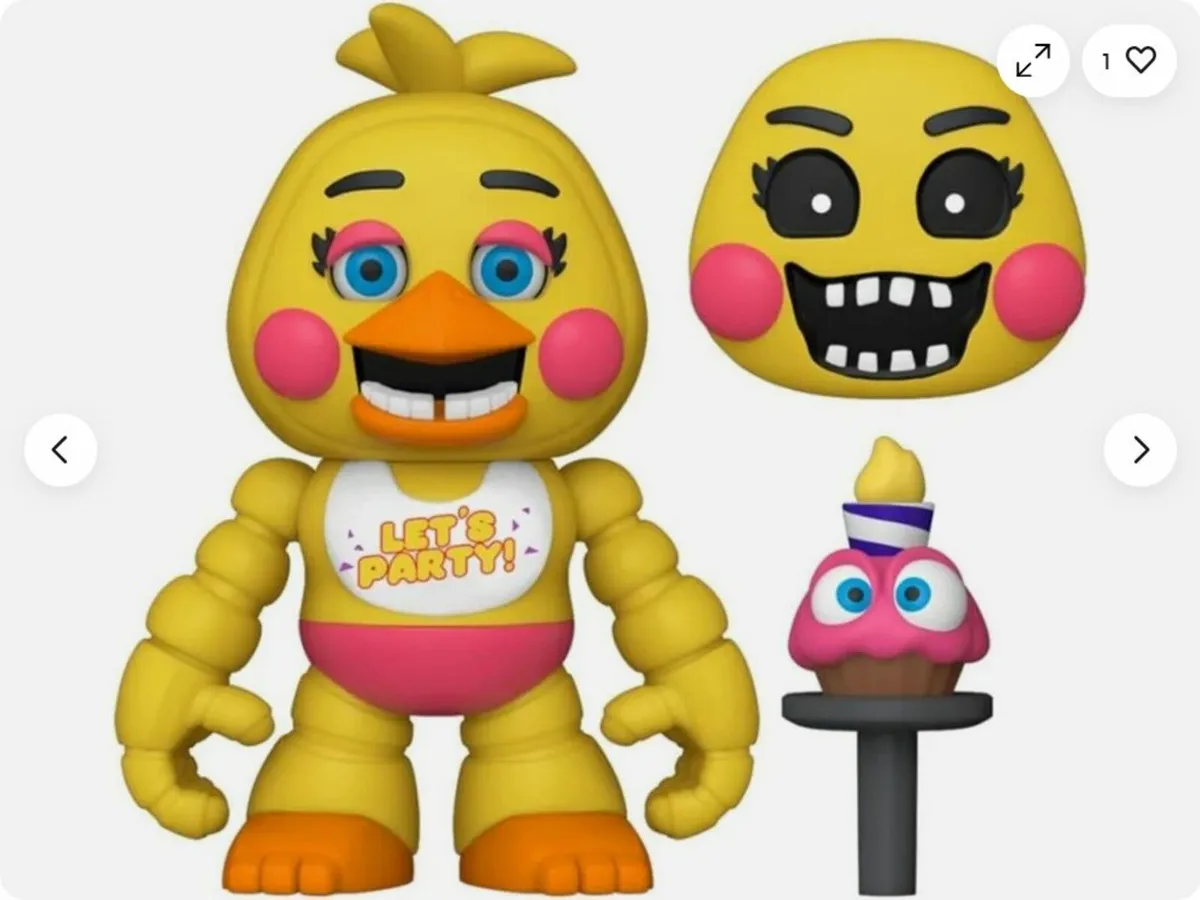 Funko Five Nights At Freddys Snaps Toy Chica Night - Image 2