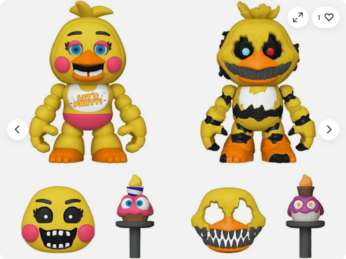 Funko Five Nights At Freddys Snaps Toy Chica Night - Image 3