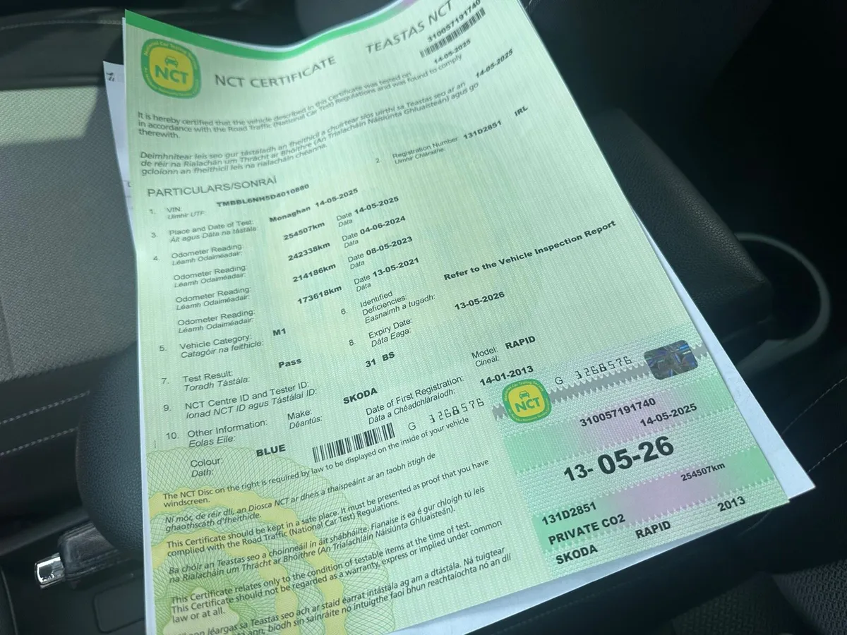 2013 Skoda rapid 1.6 tdi new nct - Image 4