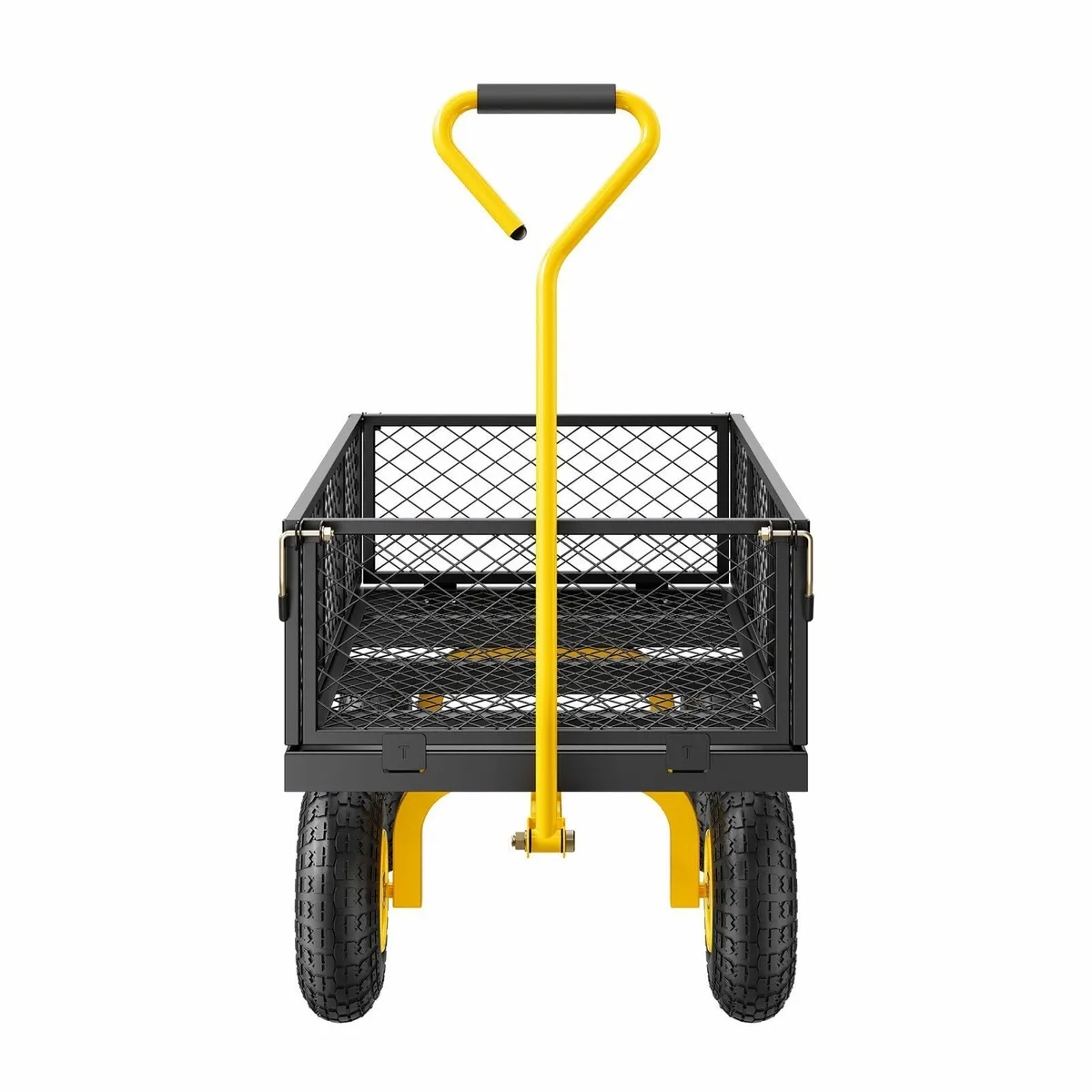 Steel Garden Cart 900lb Capacity Heavy Duty Yard - Image 4