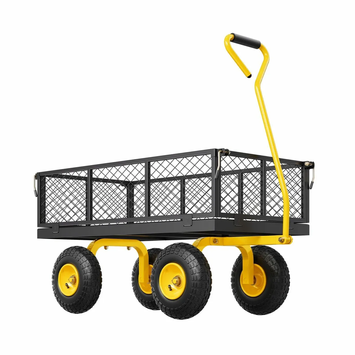 Steel Garden Cart 900lb Capacity Heavy Duty Yard - Image 1