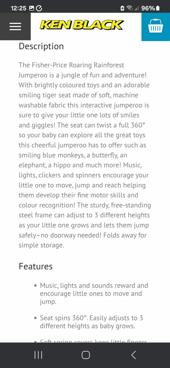 Baby jumper jumperoo - Image 4