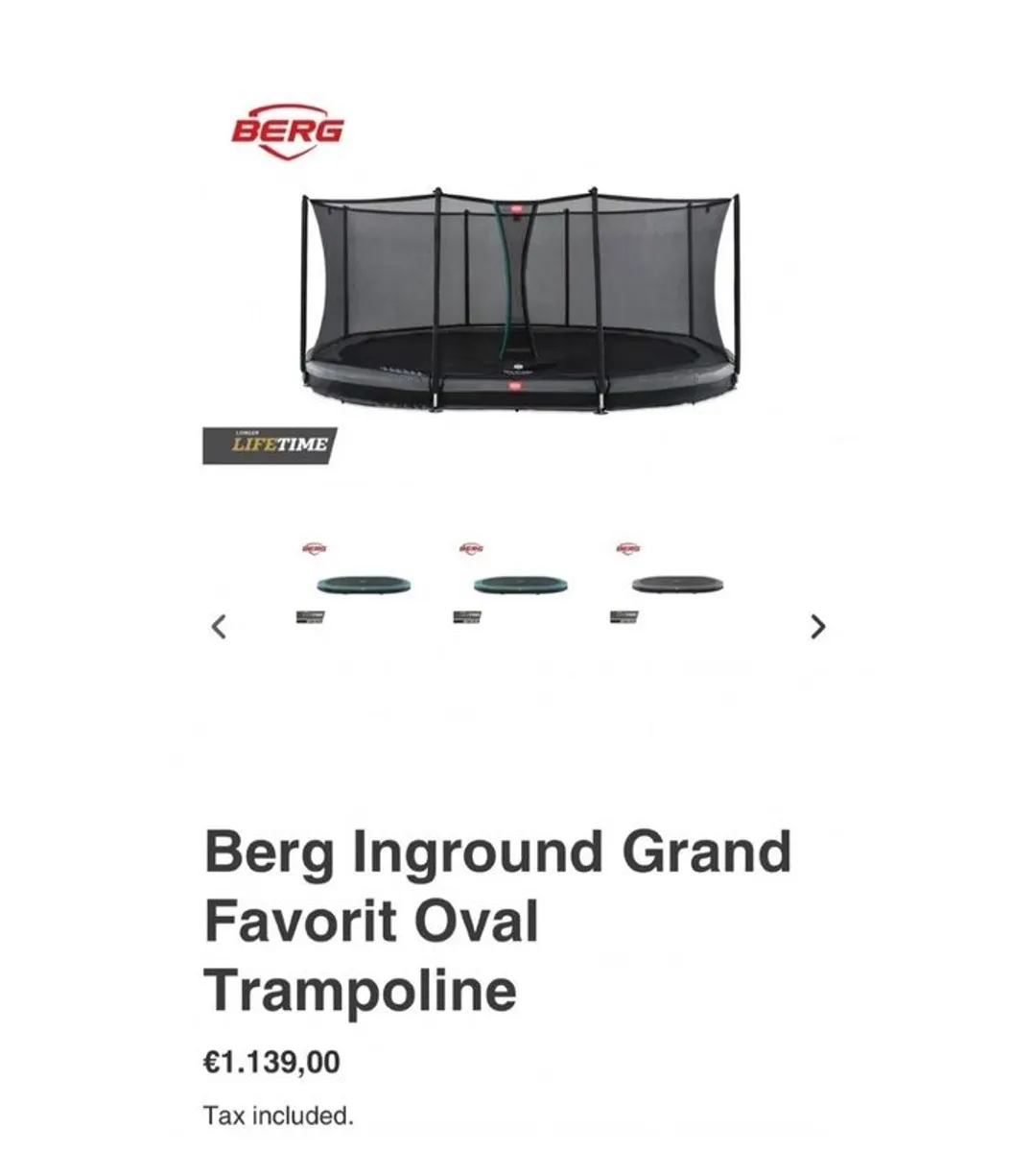 Berg Inground Trampoline