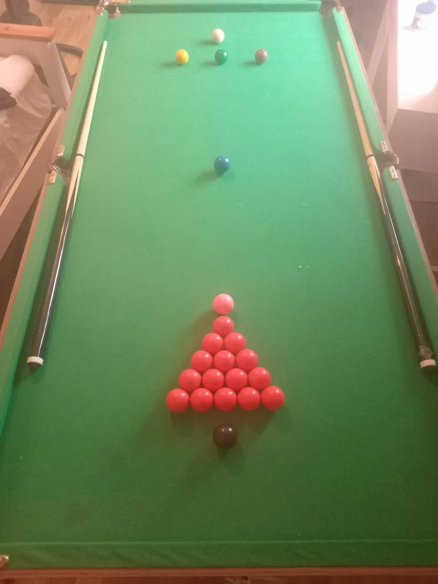 Folding Pool/Snooker Table - Image 1