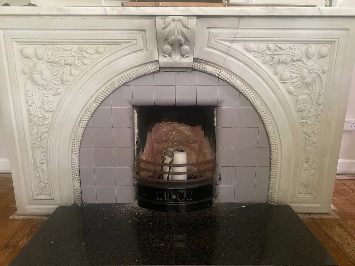 Marble fireplace - Image 1