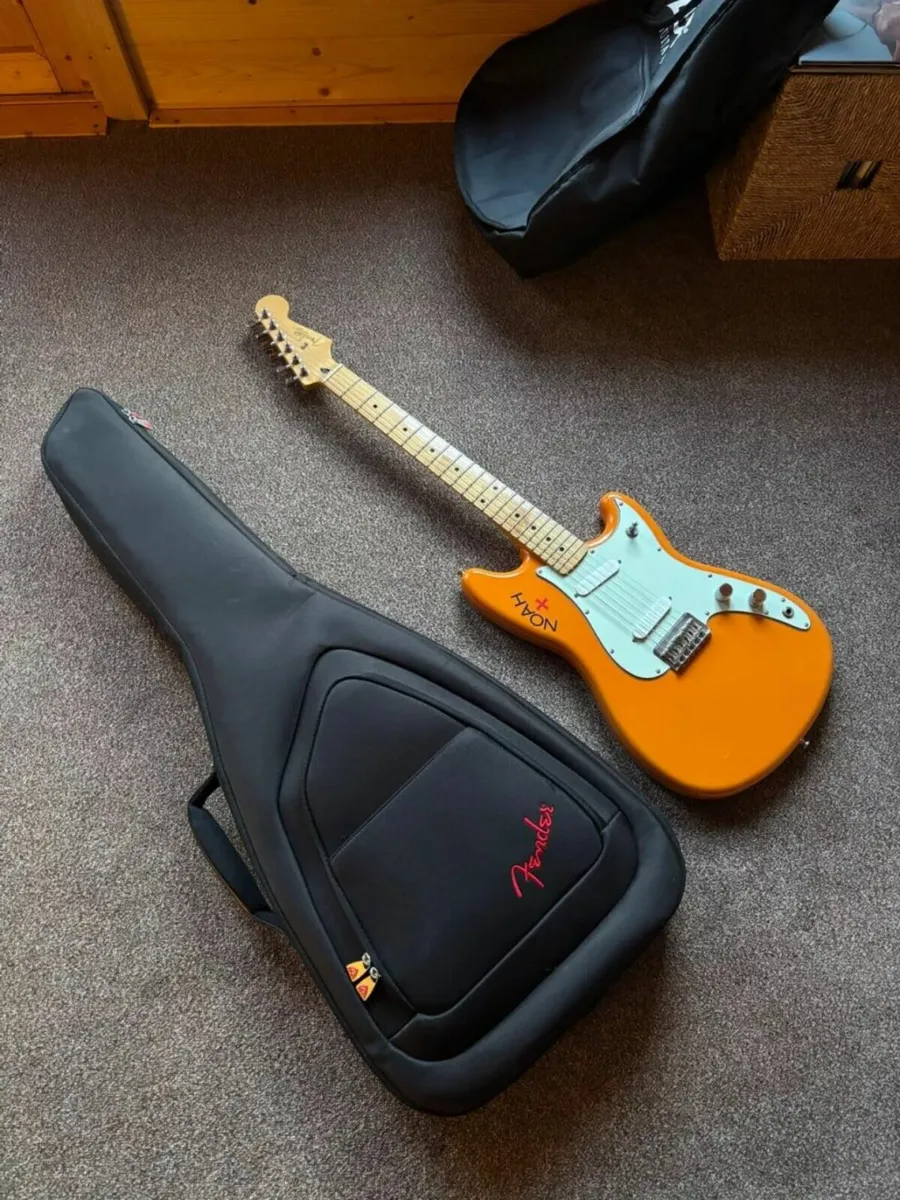 Fender Duo Sonic Electric Guitar, Capri Orange - Image 1