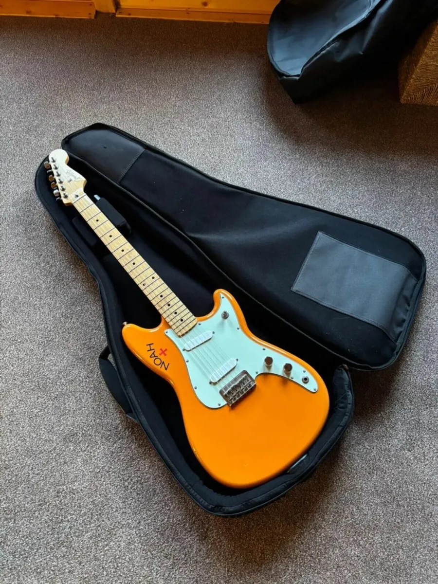 Fender Duo Sonic Electric Guitar, Capri Orange - Image 2