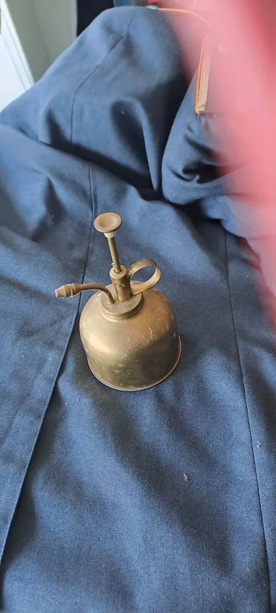 Vintage Brass Oil Can - Image 1