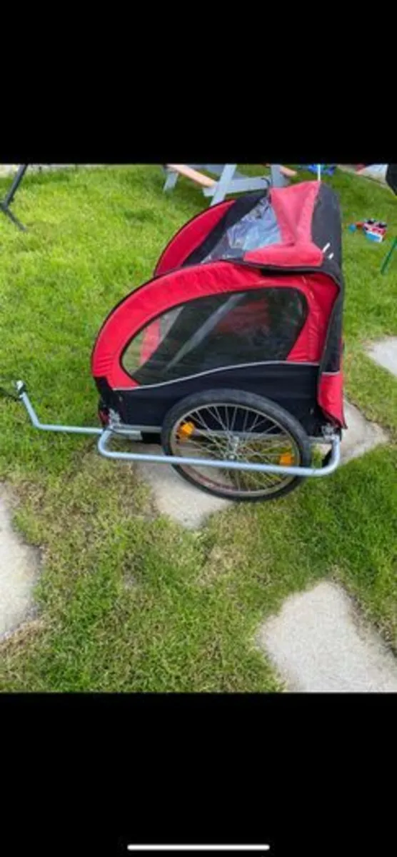 Bike trailer for kids - excellent condition - Image 2