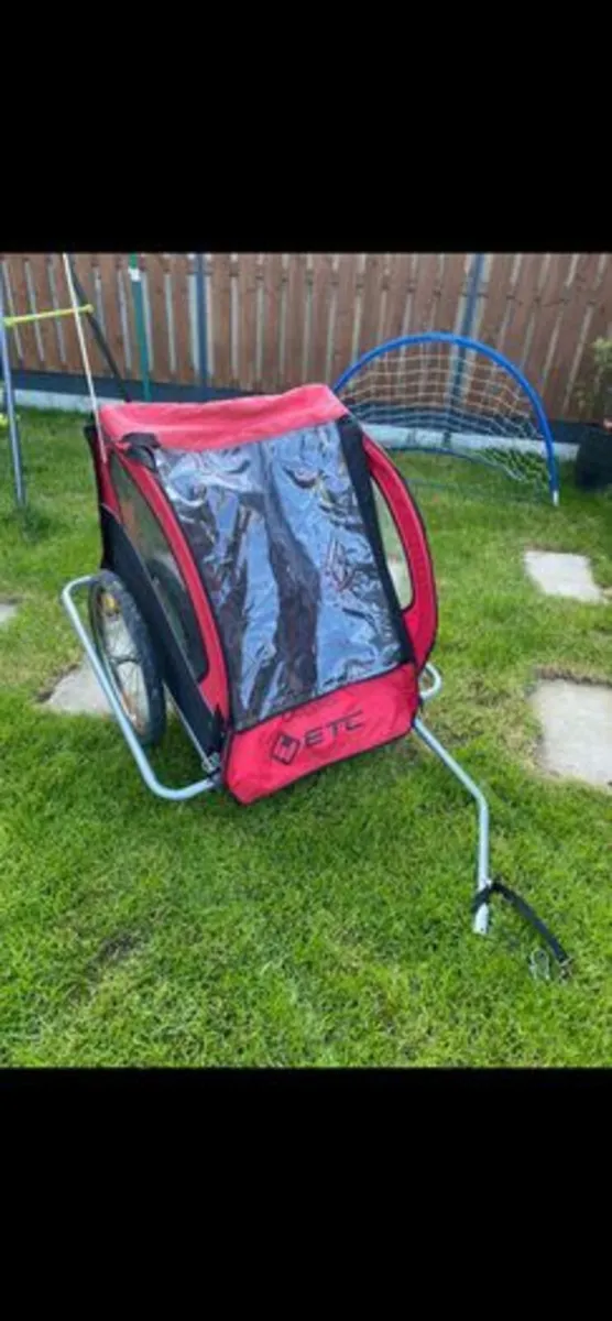 Bike trailer for kids - excellent condition - Image 3