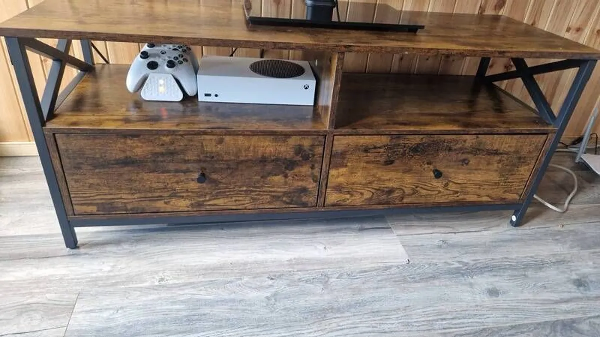 Dark wood TV Unit - Image 2