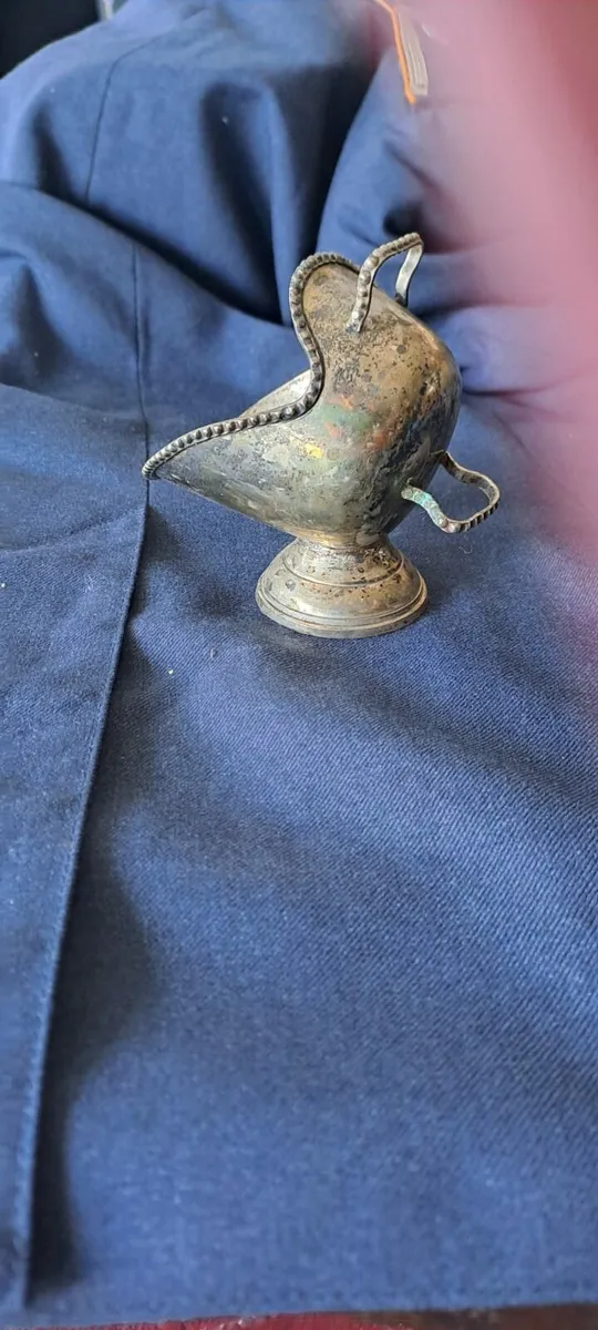 Vintage EPNS Minature Cosl Scuttle - Image 2