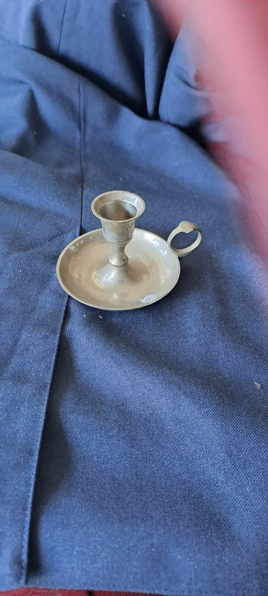 Vintage Hand Held Candle Holder - Image 3