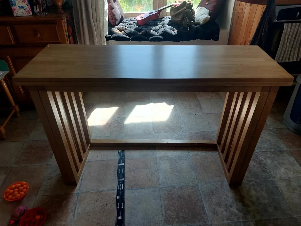 Table foldable - solid wood - Image 2