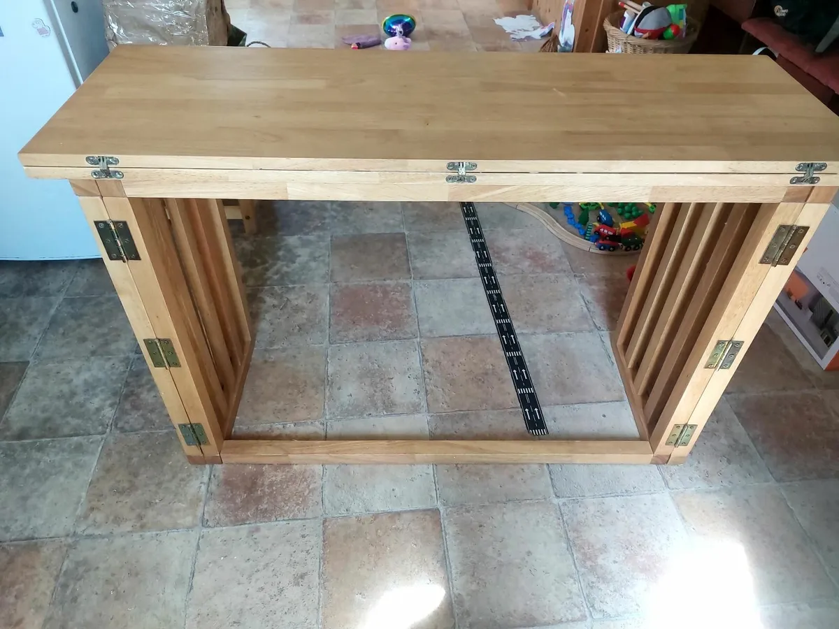 Table foldable - solid wood - Image 3
