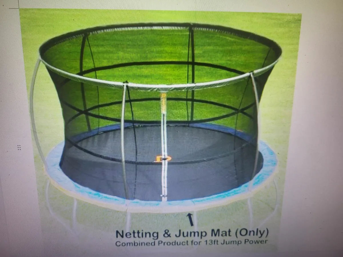 13ft Jump Power Trampoline Matt and Netting