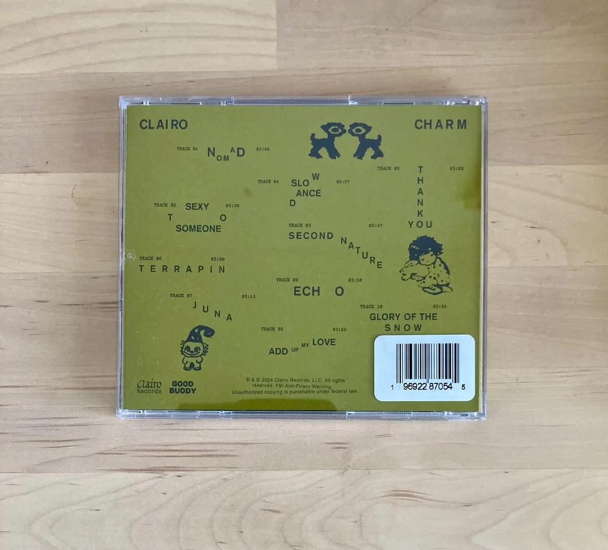 Clairo Charm Autographed CD - As New - Image 2