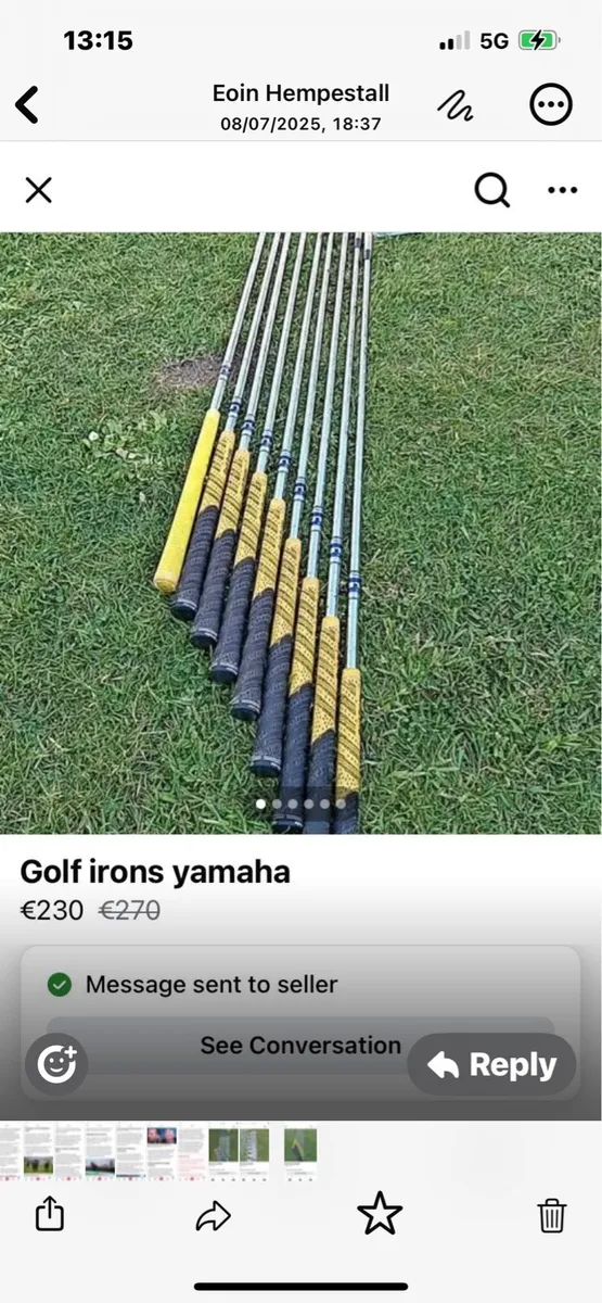 Golf irons - Image 1