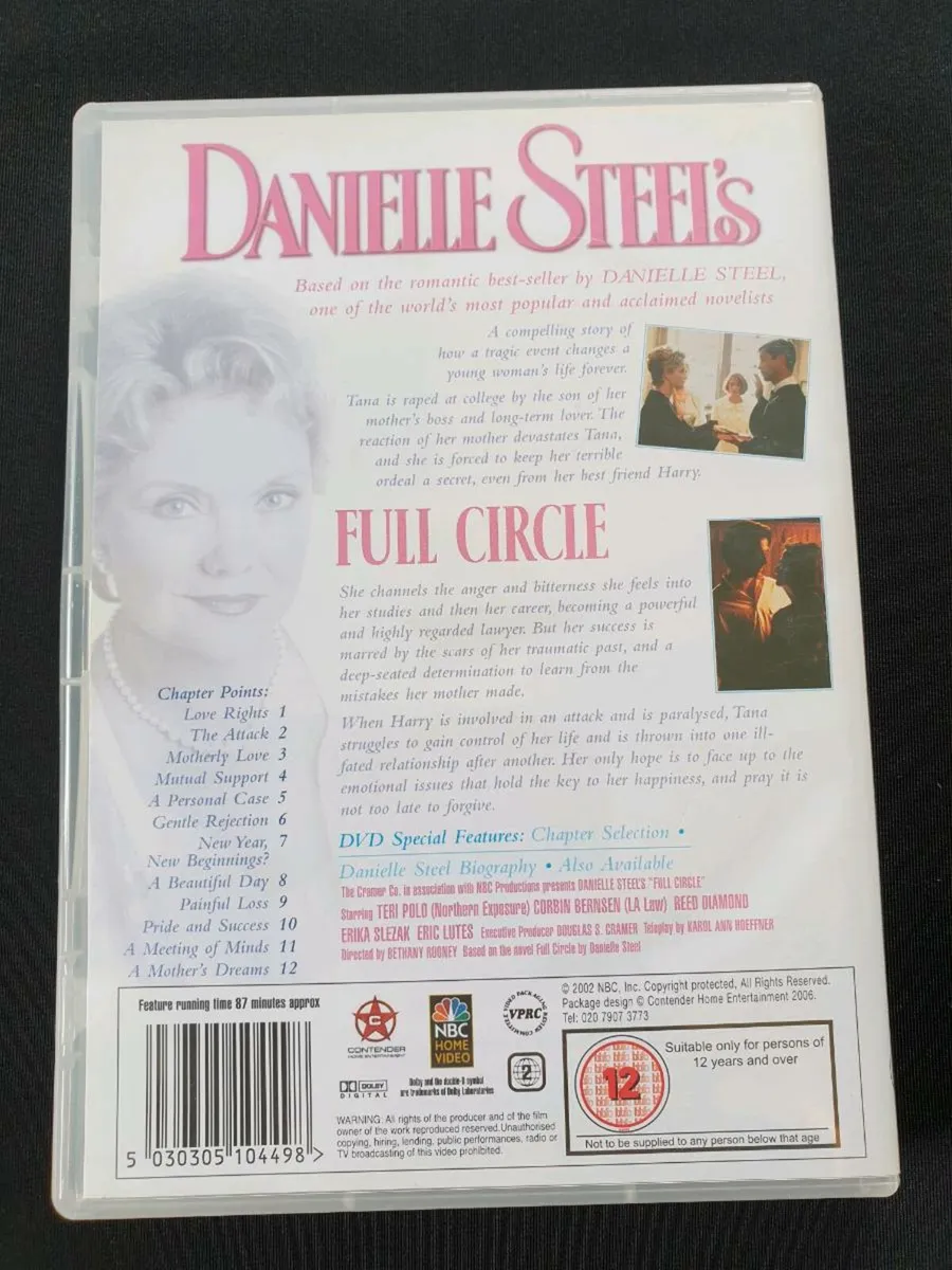 Full Circle 1996 DVD Danielle Steel Teri Polo - Image 2