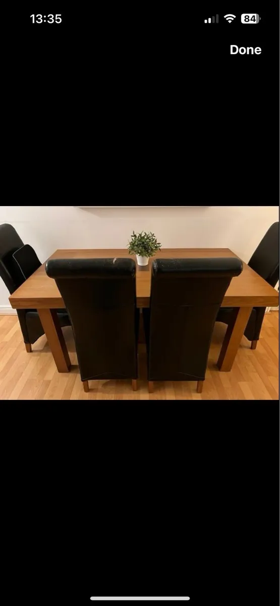 Table & 4 chairs - Image 1