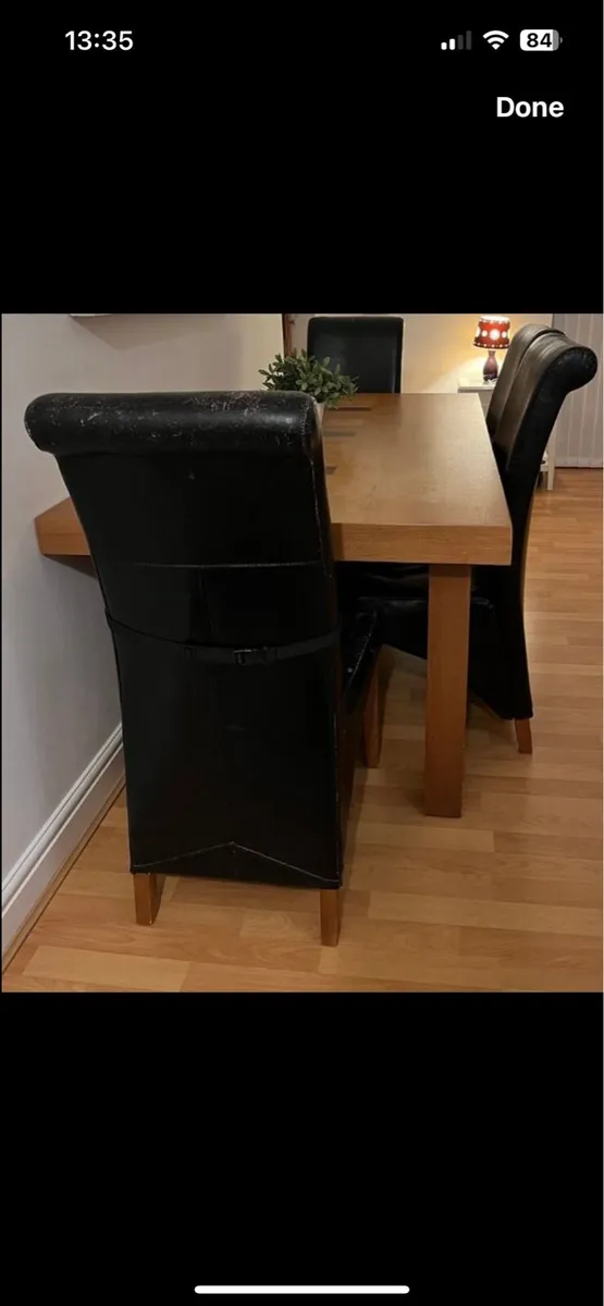 Table & 4 chairs - Image 2