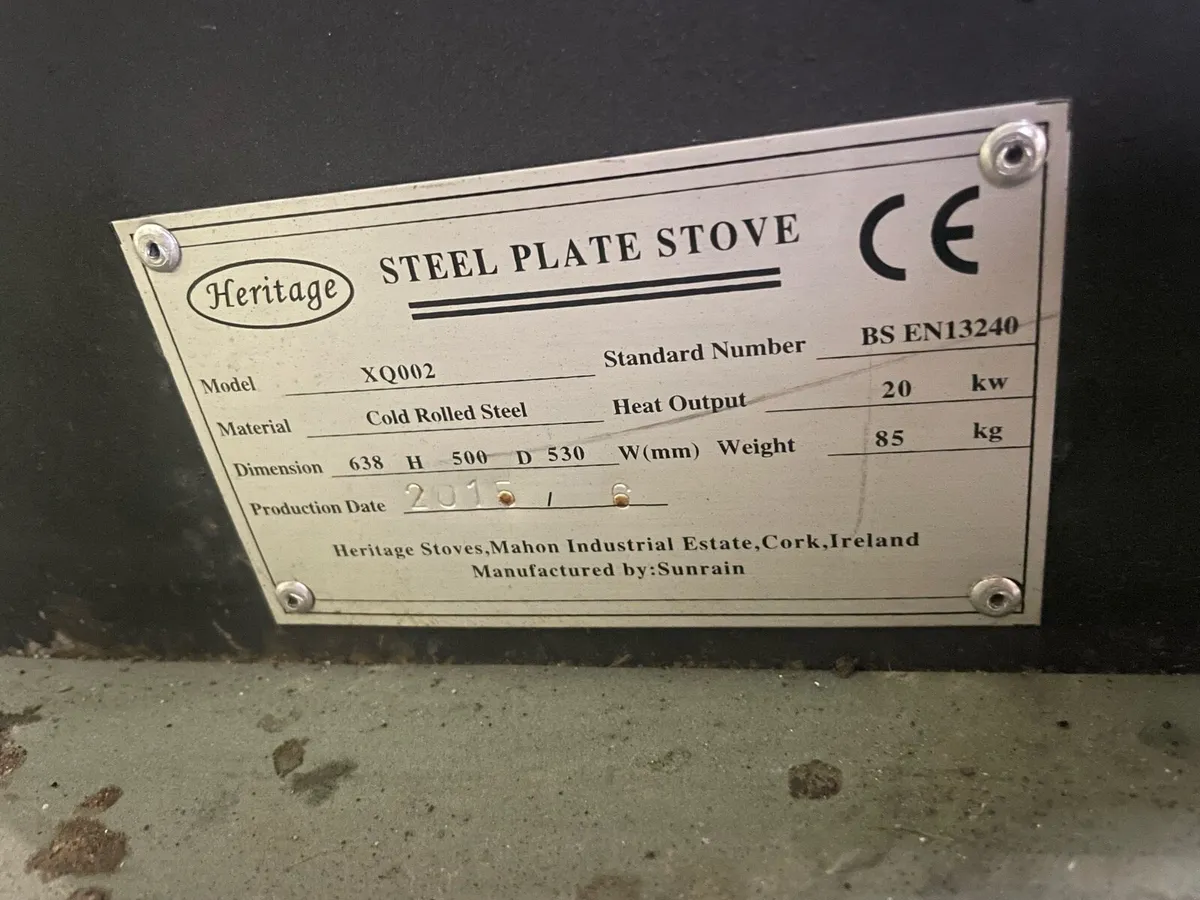Heritage insert stove - Image 3