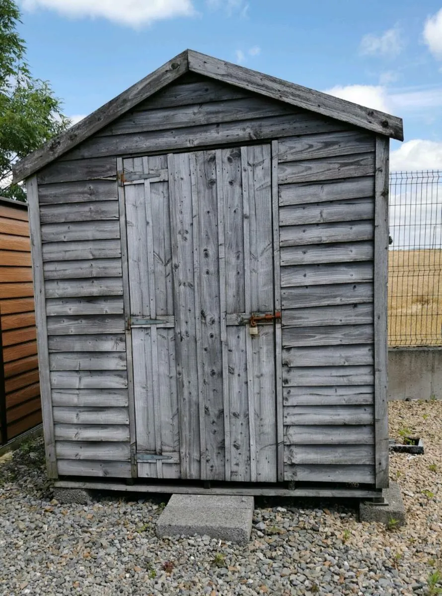 Wooden Garden Shed. 6' x 8 ' Foot. E300 ONO. - Image 1
