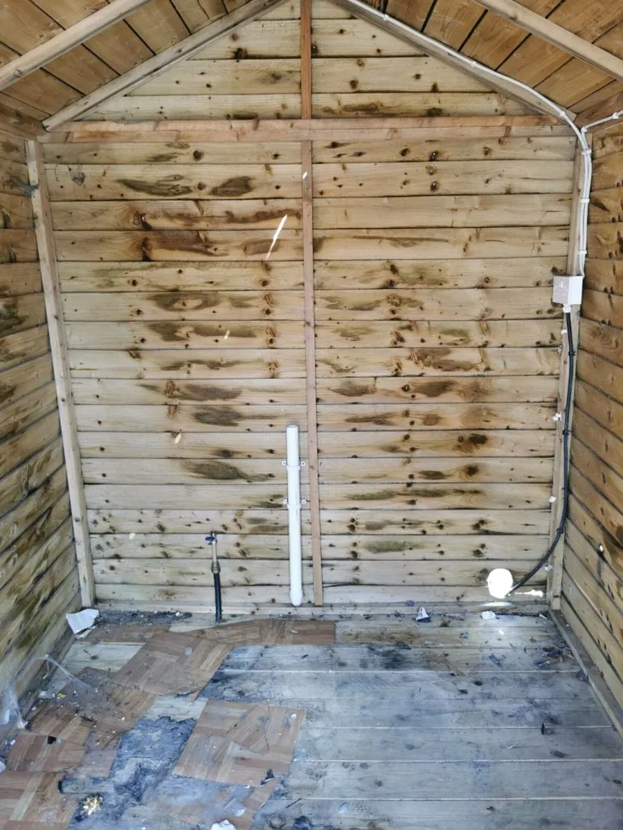 Wooden Garden Shed. 6' x 8 ' Foot. E300 ONO. - Image 3